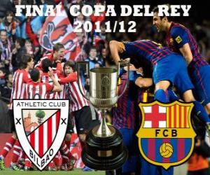 yapboz Son kupa Kral 2011-12, Athletic Club Bilbao - fc Barcelona